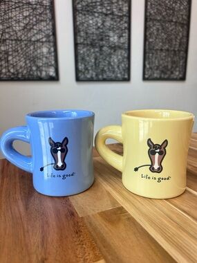 Life Is Good Horse Mugs